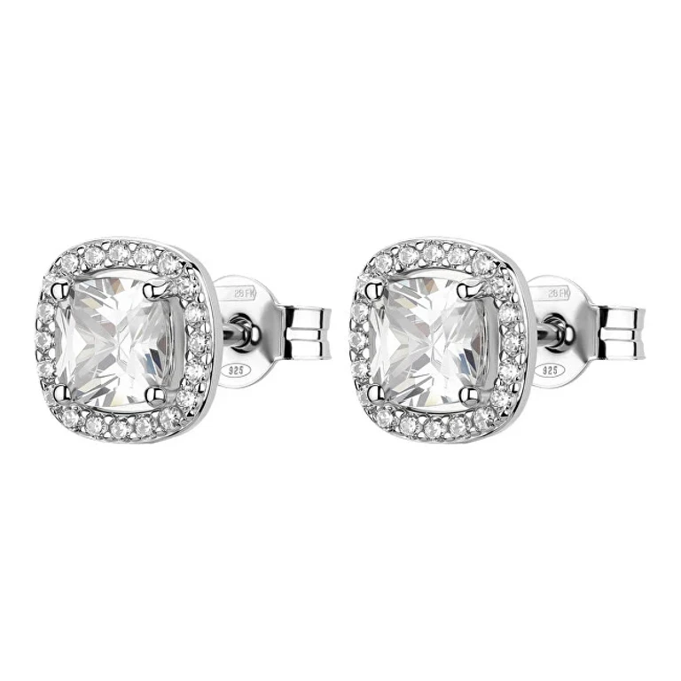 Sparkling Silver Earrings Fancy Infinite White Fiw160