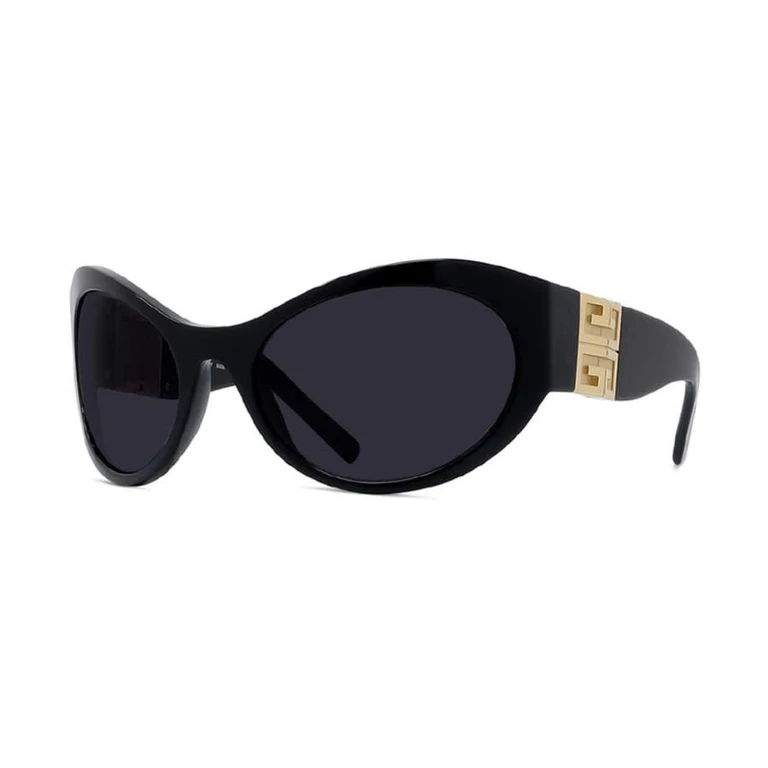Ladies Black Oval Sunglasses GV40073I 01A