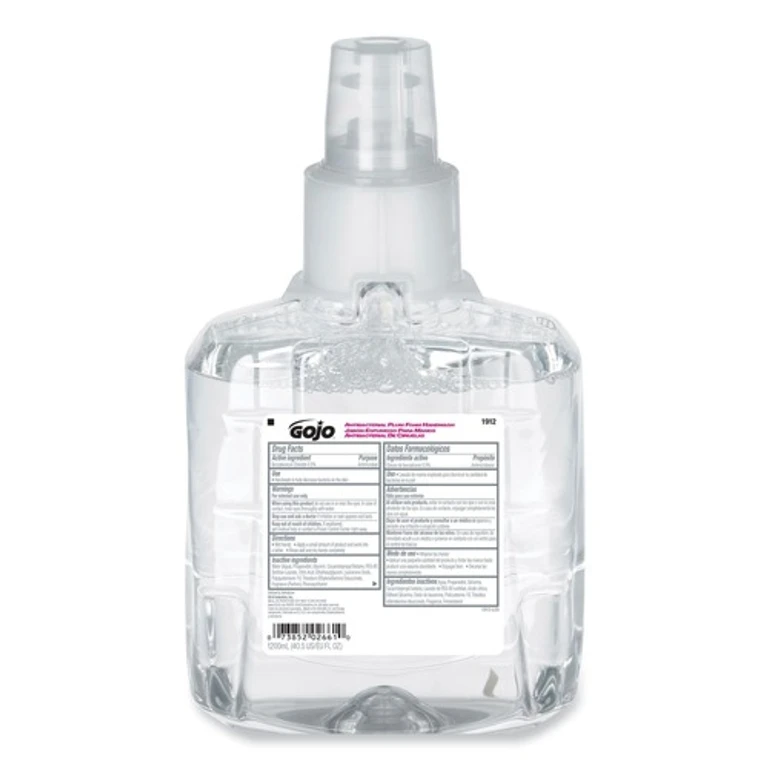1912-02 1200 ml Antibacterial Foam Handwash Refill for LTX-12 Dispenser - Plum Scent