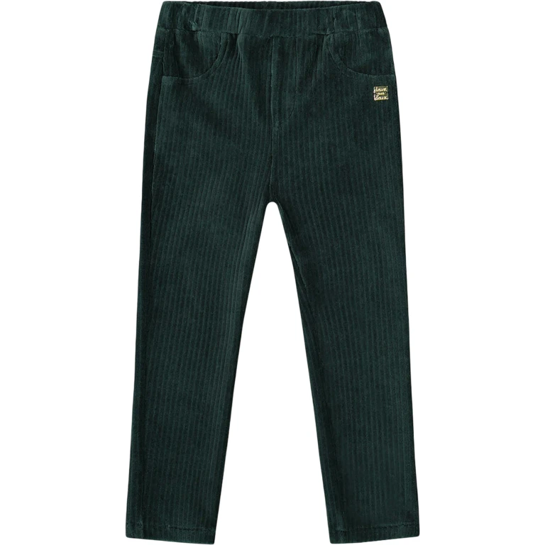 Stretch Velour Rib Treggings - Big Girl