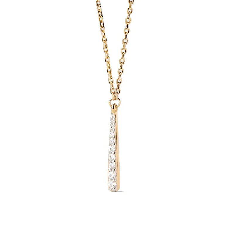 Elegante Gold Plated Necklace Olga Essentials Co01-973-U (Chain, Pendant)