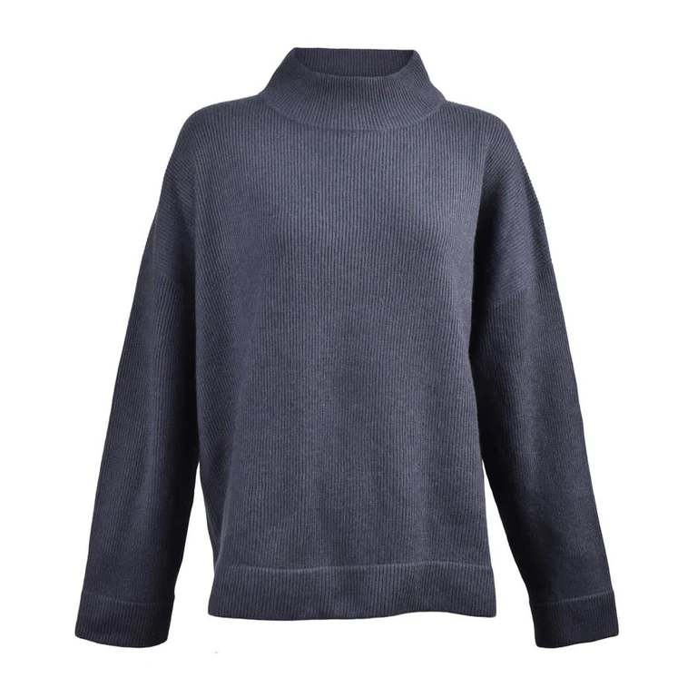 Night Sky Cashmere Mock Collar Sweater