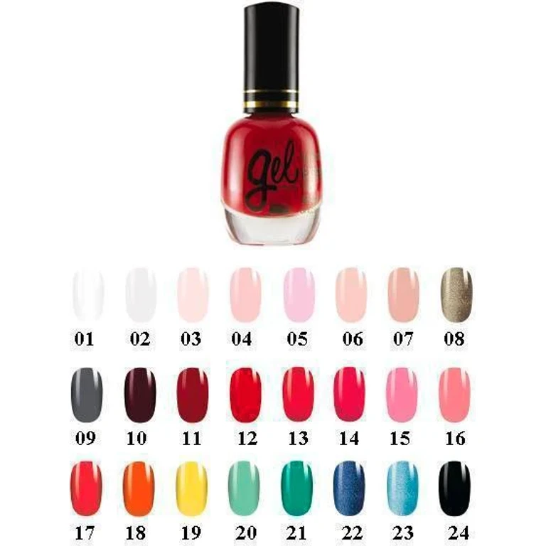 Astra Gel Effect - Nail Polish 24 Noir Fonce