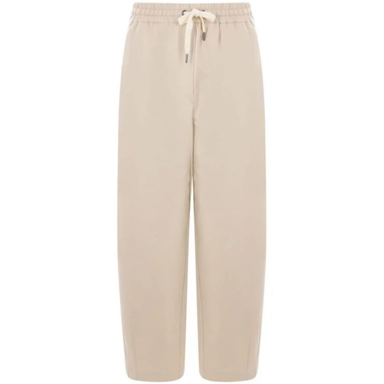 Wolight Beige Relaxed Trousers