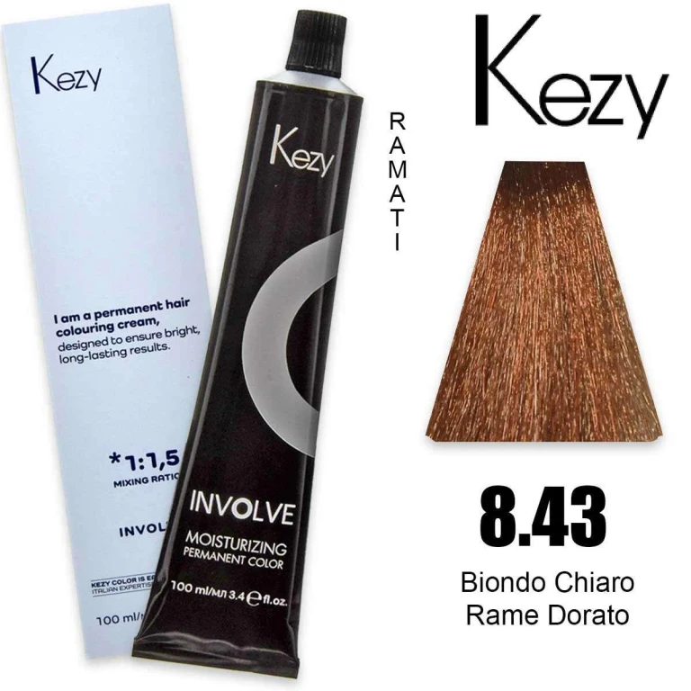 involve color 100 ml light blonde golden copper 8.43