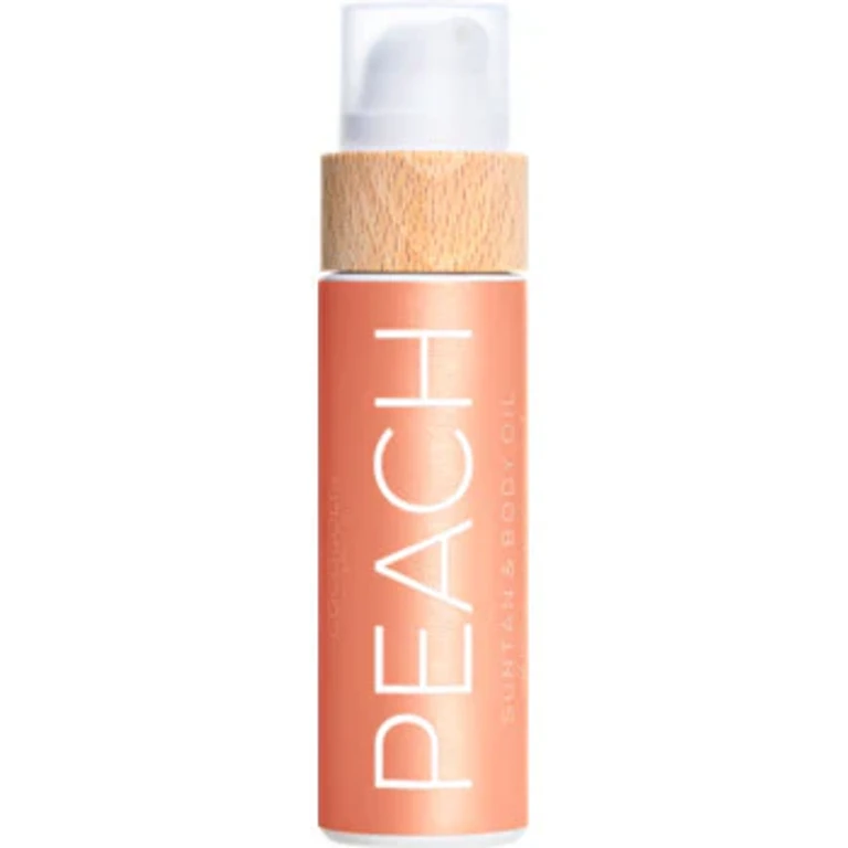 Sun and body oil PEACH - Tanning and nourishing oil 100 ml