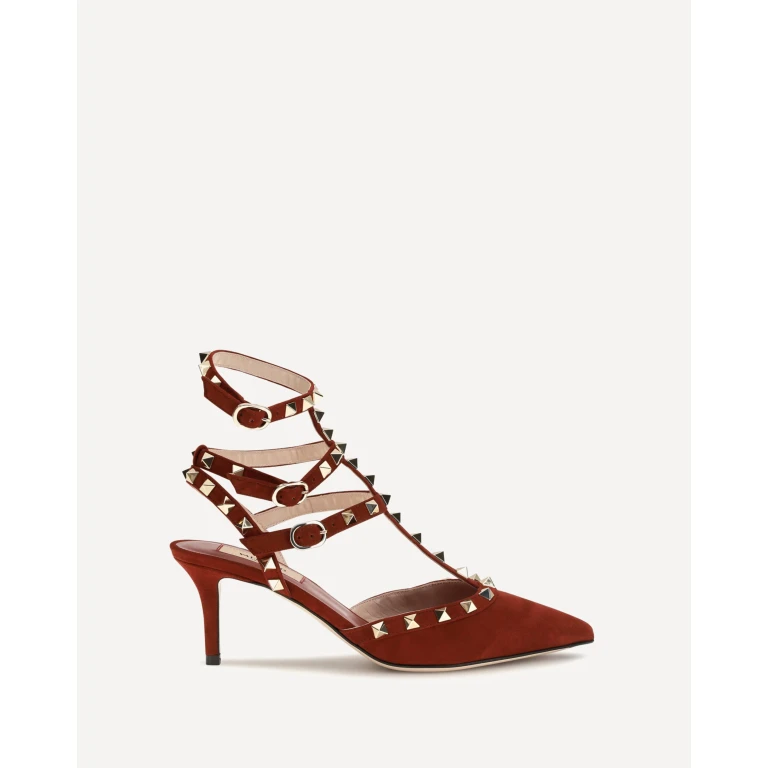 Rockstud 스웨이드 펌프스