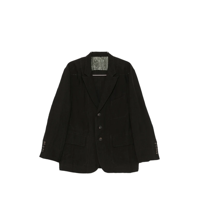Single-breasted Notched-lapels Jacket