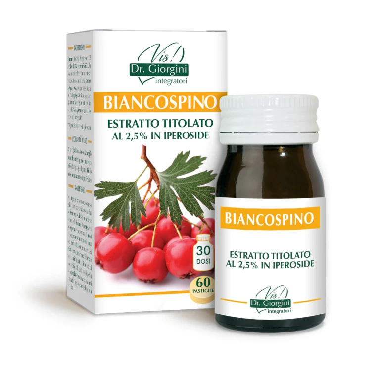 hawthorn titrated extract 60 tablets of 500 mg - 30 gr