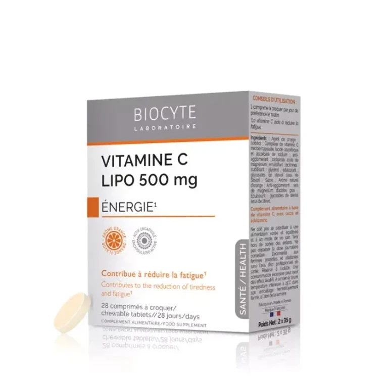 Vitamin C Lipo 500mg Energy 28 Chewable Tablets
