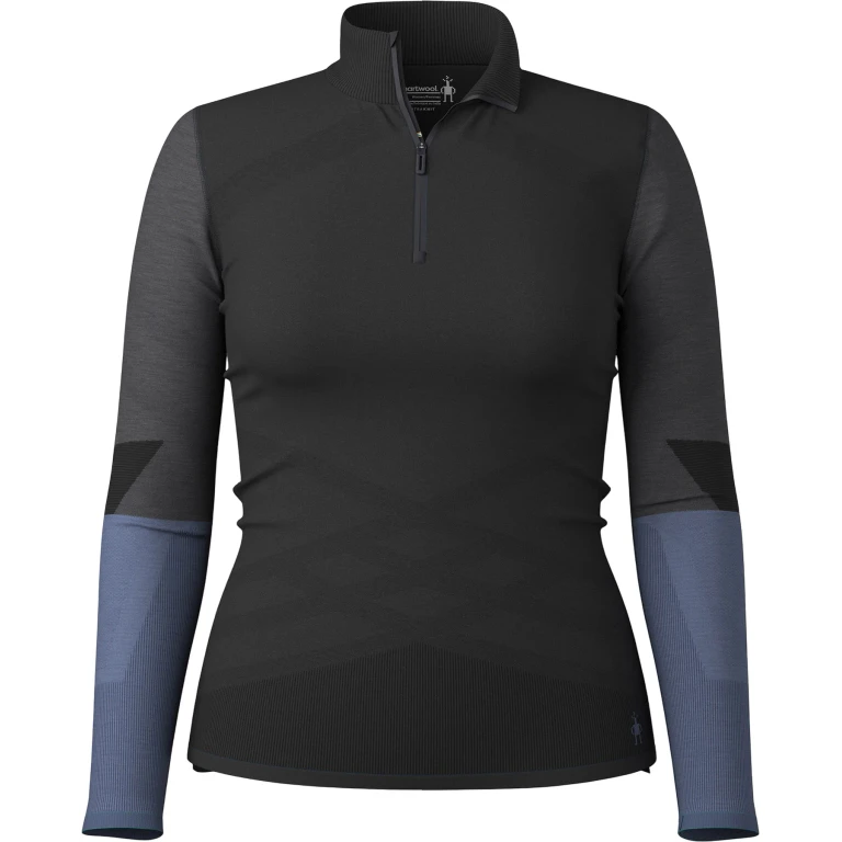 Intraknit Thermal Merino Colorblock 1/4 Zip Base Layer Top - Women's
