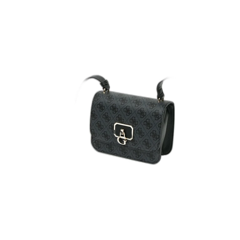 , Carbone, Fabric Shoulder Bag, Black, 79780, 18.5 x 14.5 x 7 cm, Women's