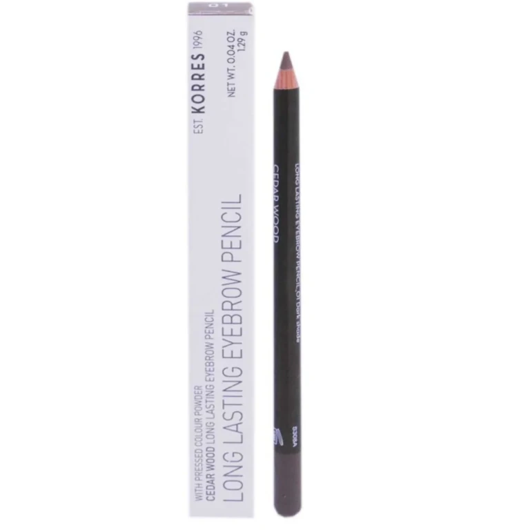 Cedar Wood Long Lasting Eyebrow Pencil Color 01 Dark Shade 1.29 g