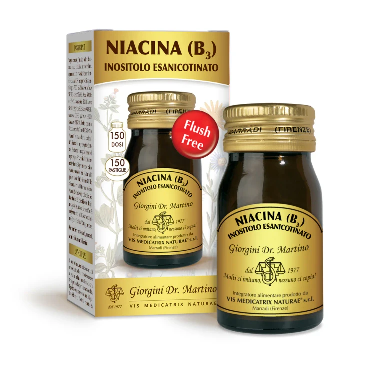 Niacin (B3) Inositol Hexanicotinate 30g - 150 tablets of 200mg