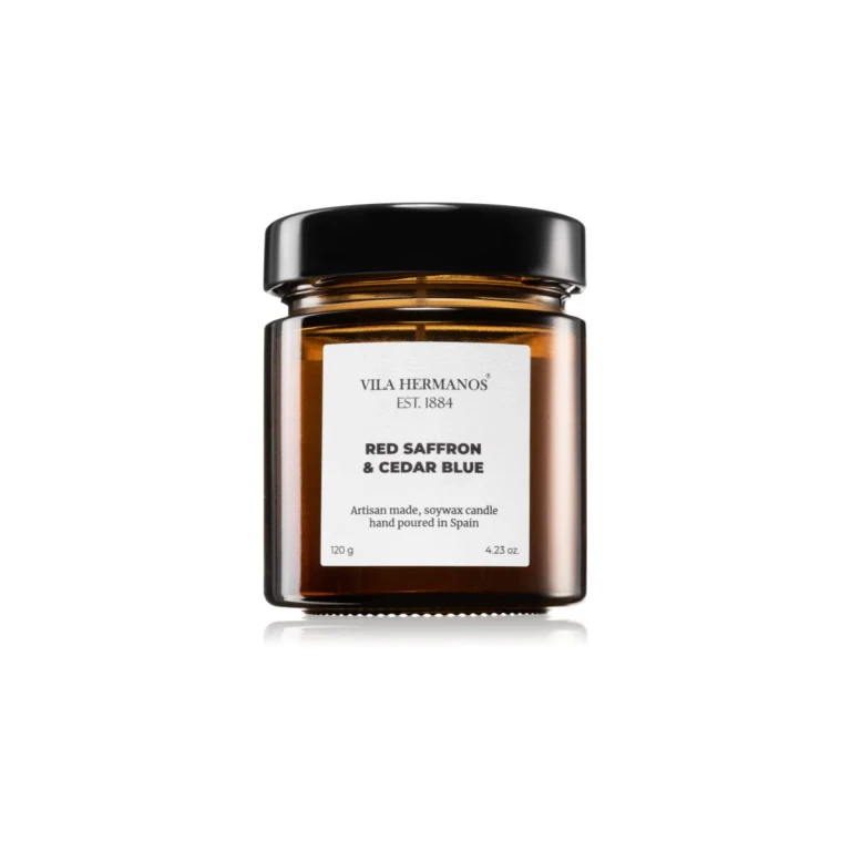 Apothecary Red Saffron & Cedar Blue scented candle 150 g