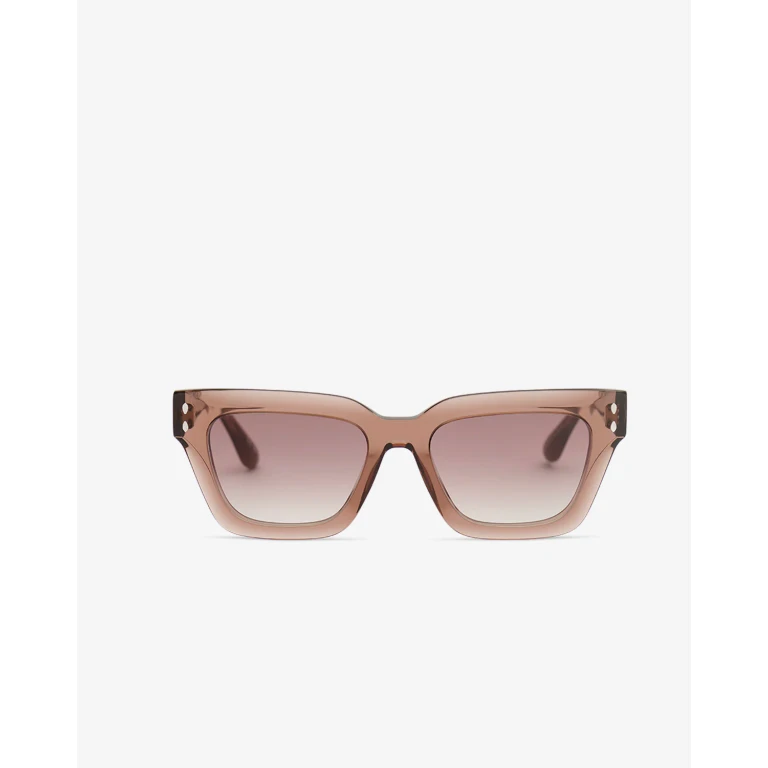 Lunettes De Soleil Carmy - Femme - Rouge Brique Nuancé - Isabel Marant