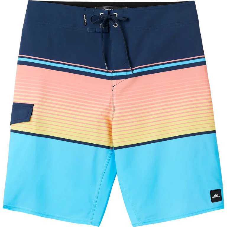 Lennox Stripe Boardshort 18" - Men's