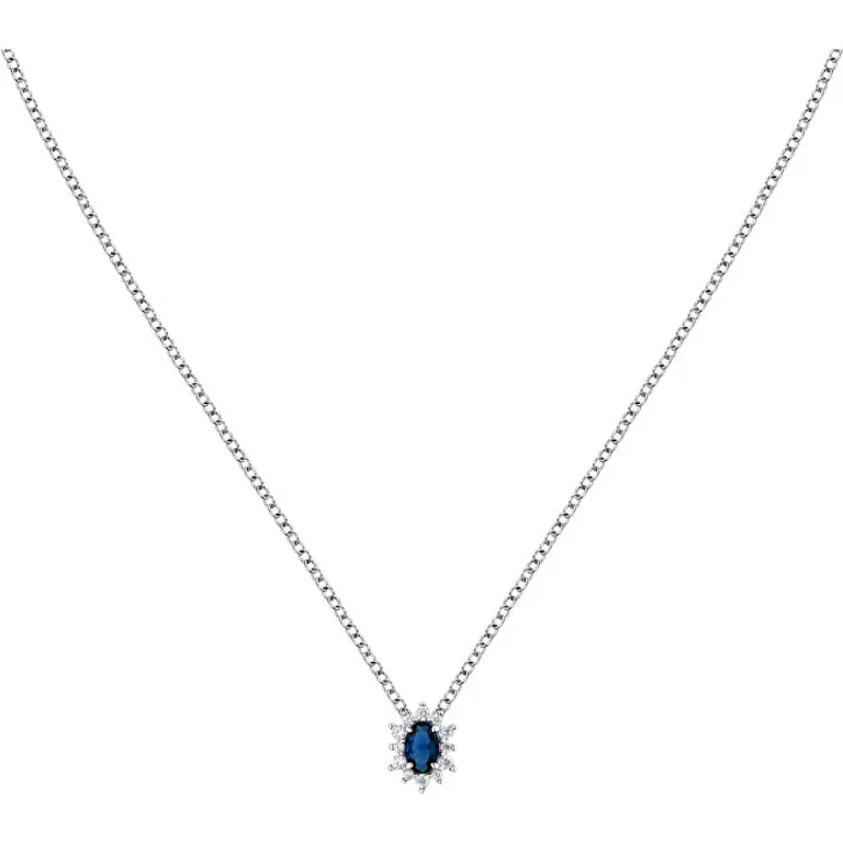 Silver Necklace Tesori Saiw150 (Chain, Pendant)