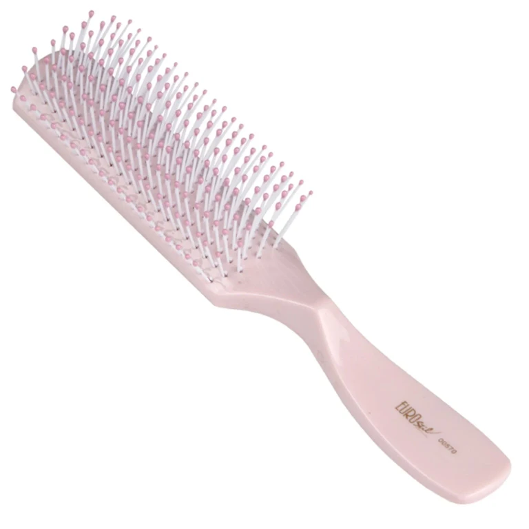Large flat plastic brush Eurostil 1 pc.