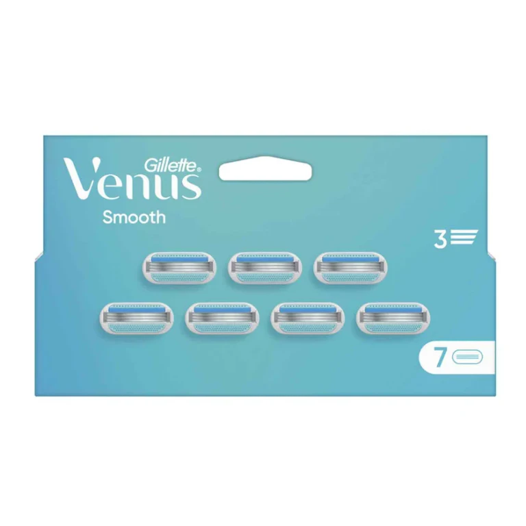 Venus Smooth Replacement 3 Blades 7 Refills 1 unit