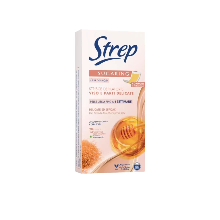 Sugaring Facial Wax Strips 20 Pieces
