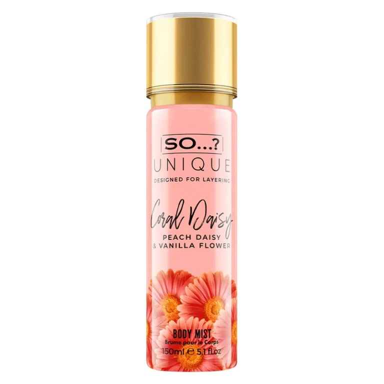 Unique Coral Daisy body spray 150 ml