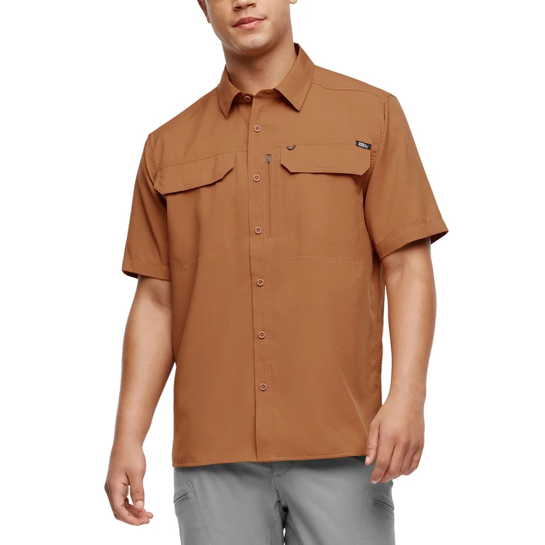 Woven Tech Shirt Orange XXL:- Orange, XXL