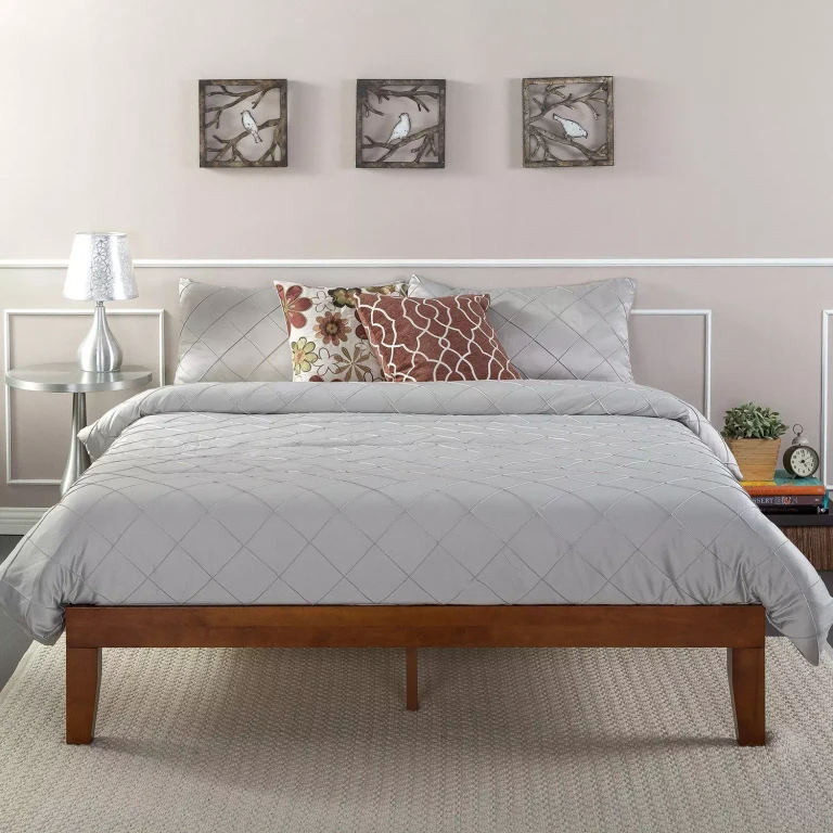 Night Therapy Cherry Solid Wood Platform Bed, Full:- Full