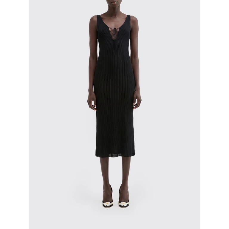 Tie Up Midi Dress in Cotton Jersey (M26E1ACMA010MN08900)