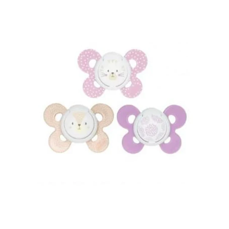 Silicone pacifier Chicco Physio Comfort Girl 6-16 M 2u