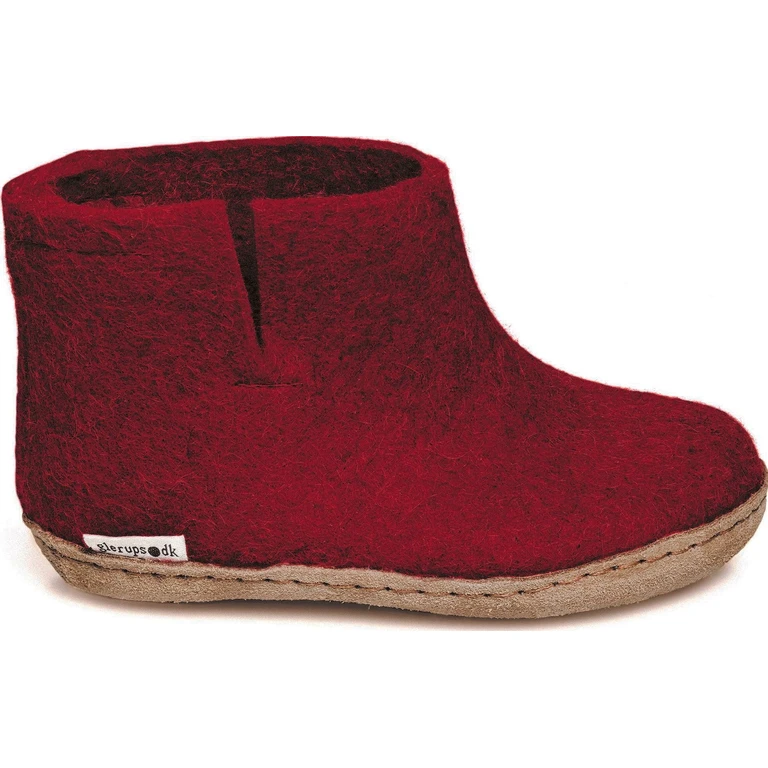 Leather Sole Boots - Kid