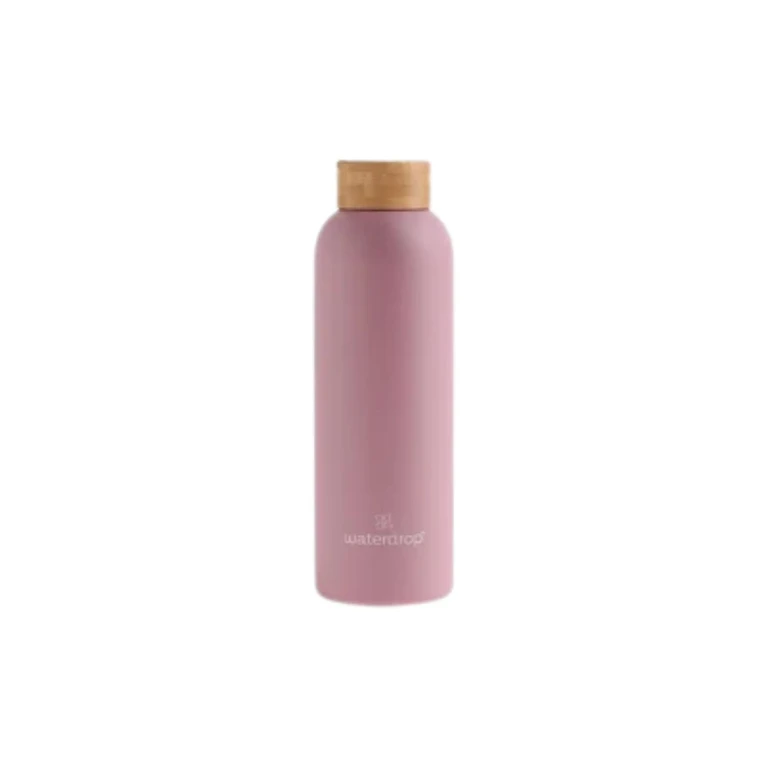 Thermo Steel Stainless Steel Water Bottle Color Pastel Pink Matt 600ml