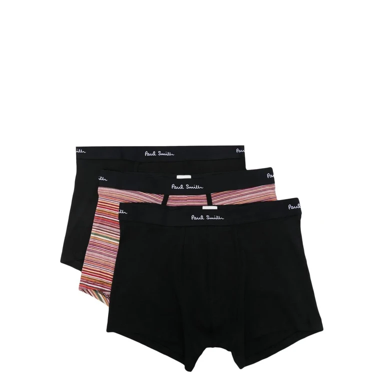 Lot de 3 caleçons trunks pour homme Paul Smith noir
