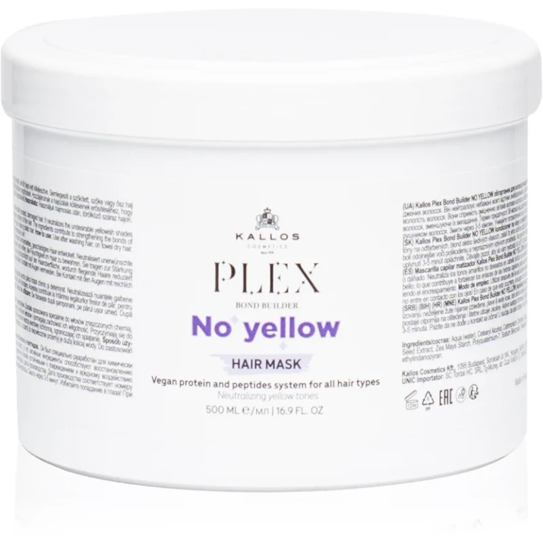 Plex No Yellow Neutralizing Hair Mask for Yellow Tones 500 ml