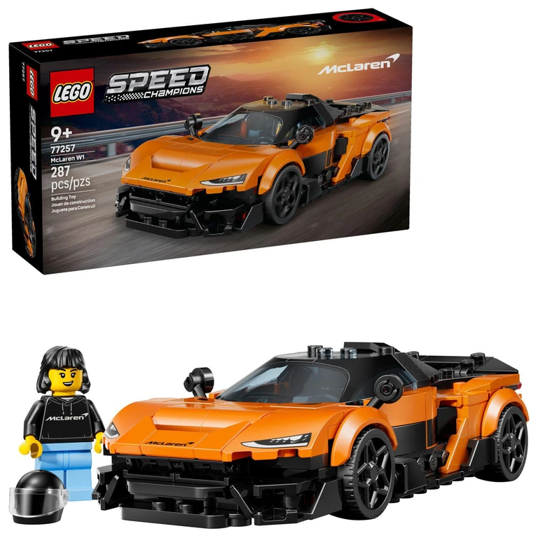 Speed Champions McLaren W1 Toy Race Car, 287 pc.