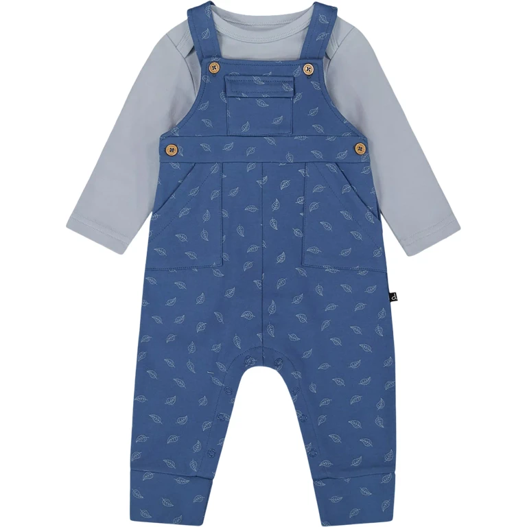 Organic Cotton Onesie and Overall Set - Baby Boy