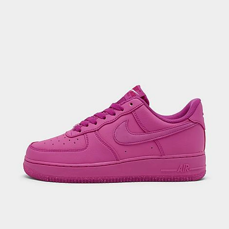 Air Force 1 '07 Freizeitschuhe in Fire Pink/Fireberry/Metallic Silver