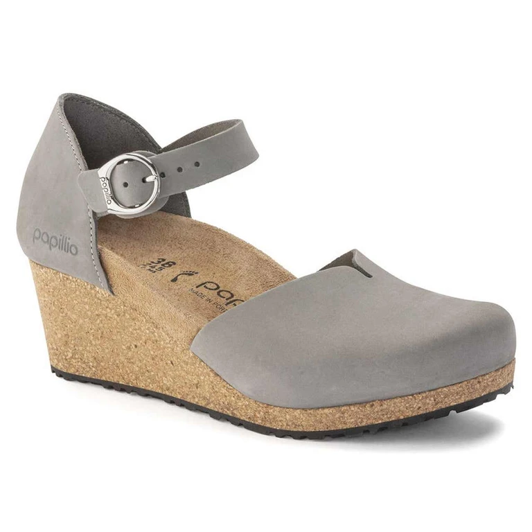 Mary Dove Nubuck Gray