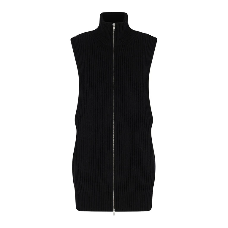 Gilet en laine MM6 Maison Margiela - Noir