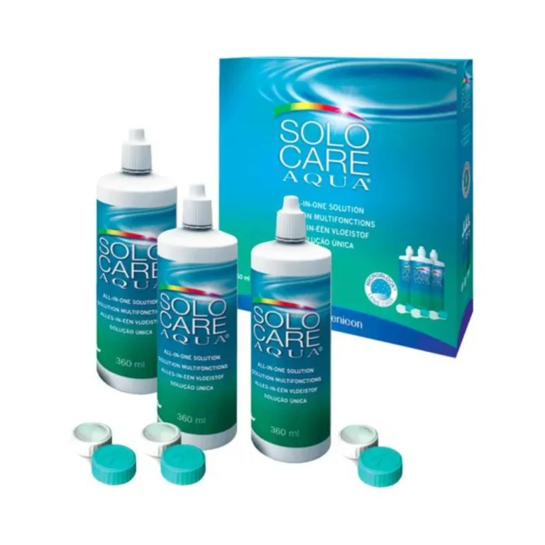 Solocare Aqua Multifunctional solution for soft lenses 3x360ml
