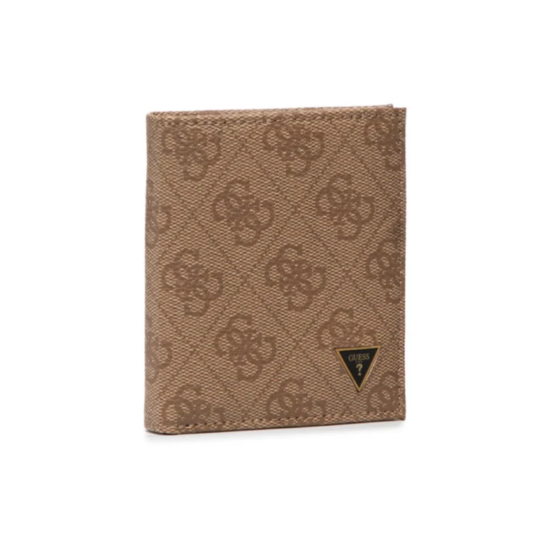 , Vezzola, small foldable fabric wallet, SMVZLALEA22, brown, for men