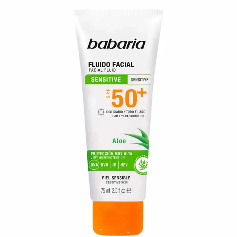 Babaria Facial Fluid for Sensitive Skin SPF50 75ml