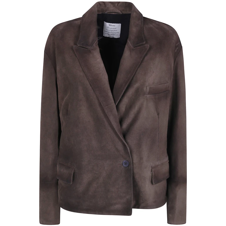 Jacket Suede "Embroidered And Printed"