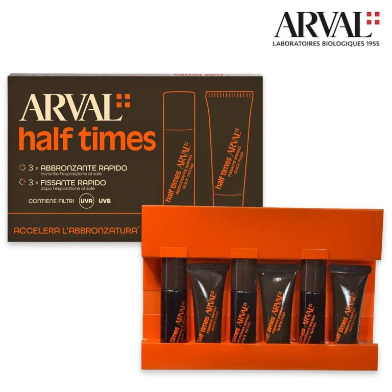 half times 3 tanning vials + 3 quick fixative vials 10ml