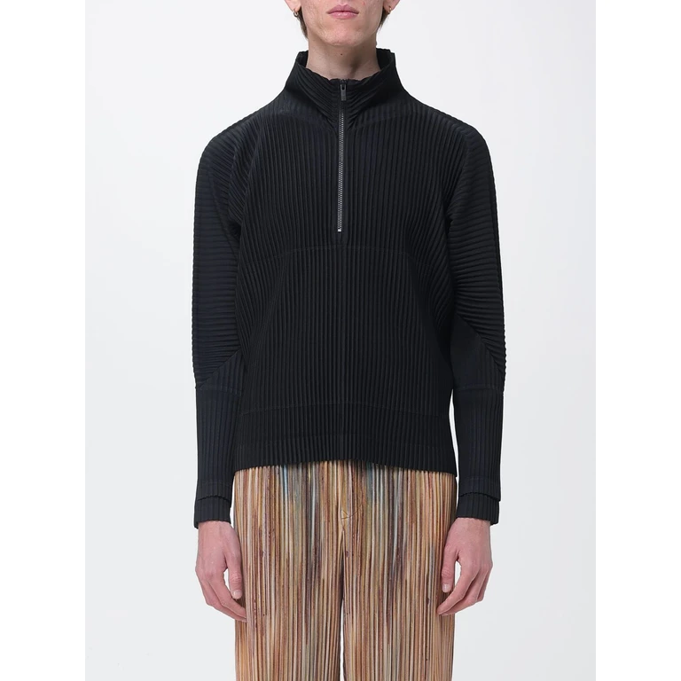 HOMME PLISSE' ISSEY MIYAKE Crepe Turtleneck Sweater (HP66JK03215)