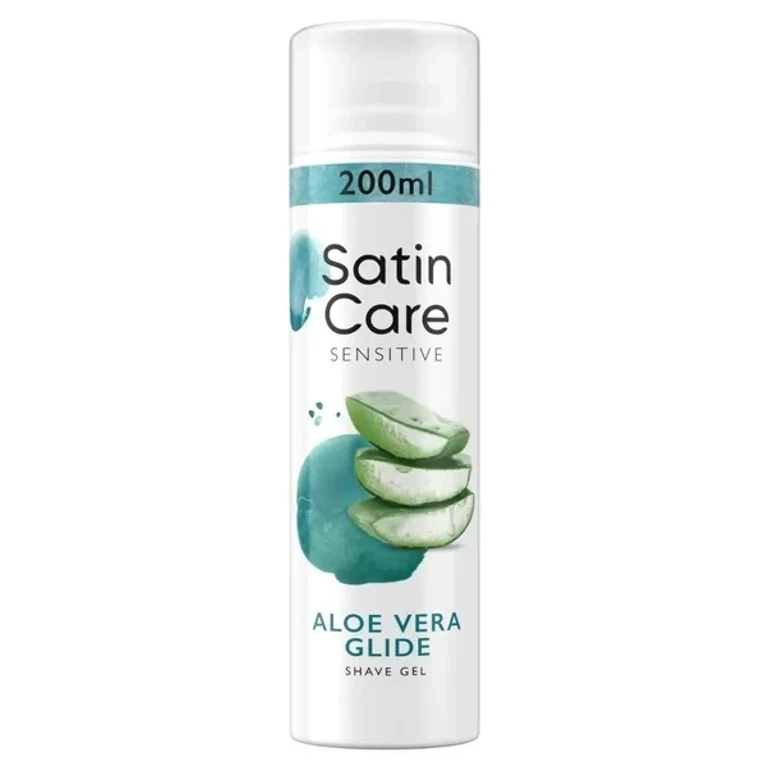 Shaving Gel For Dry And Sensitive Skin Satin Care Aloe Vera (Shaving Gel) - Volume: 75 ml