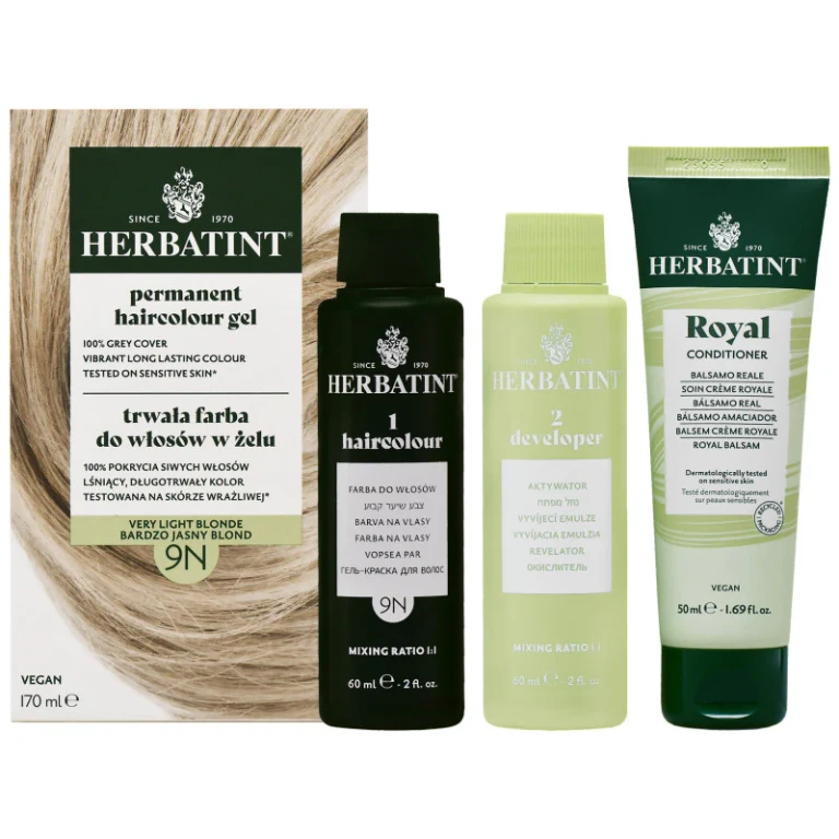 Permanent Hair Color Gel 170ml 9N | Very Light Blonde