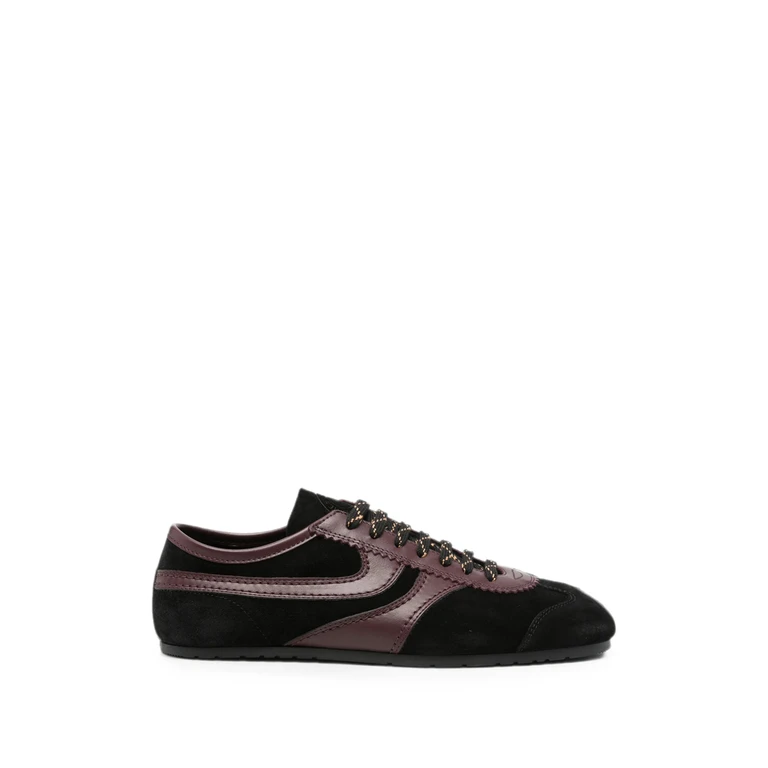 Lace-up Leather Sneakers