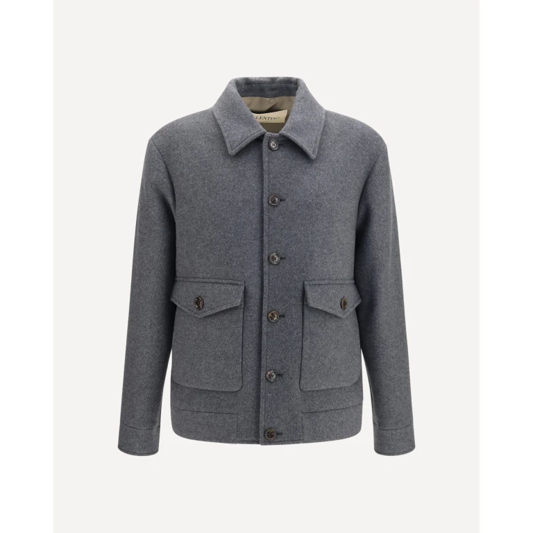 Wool and cashmere Jacket Male 48