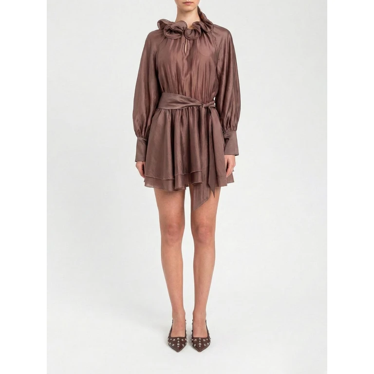 Mini Dress in Cotton Voile (261AP218110780)